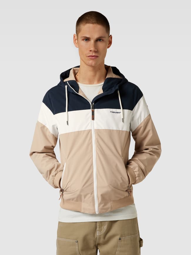 Ragwear Jacke im Colour-Blocking-Design Modell 'JAYCE' (sand