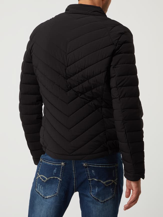 Guess Steppjacke mit Stehkragen wasserabweisend (black) online