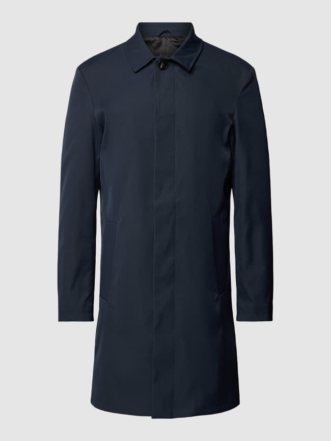 Lindbergh Mantel mit seitlichen Eingrifftaschen in navy (marine 