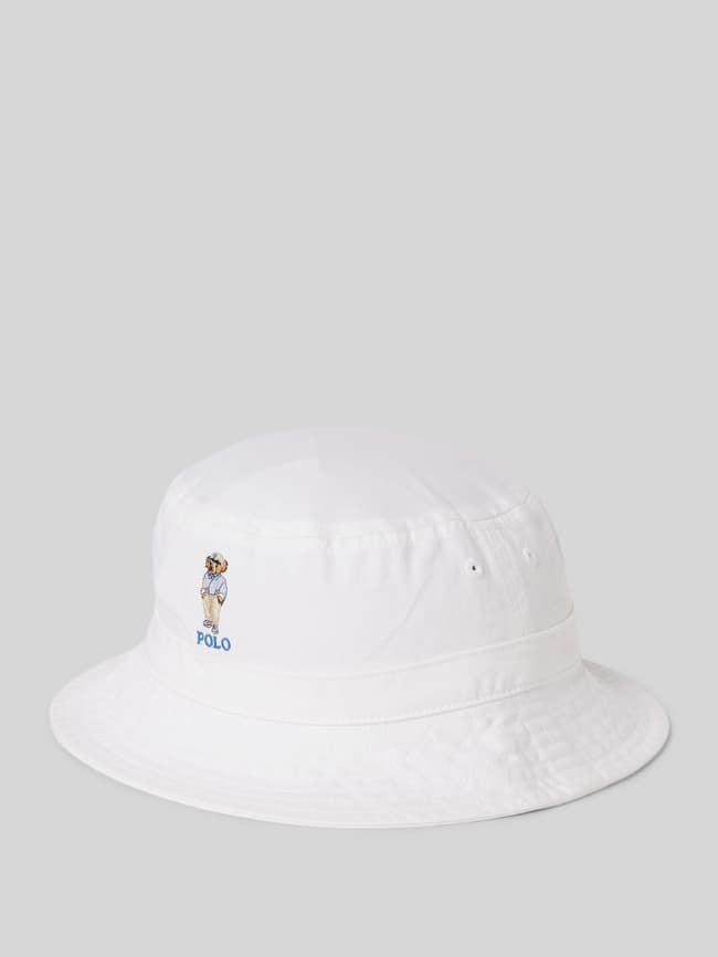 Polo Ralph Lauren Kids Bucket Hat mit Motiv Stitching weiss online kaufen