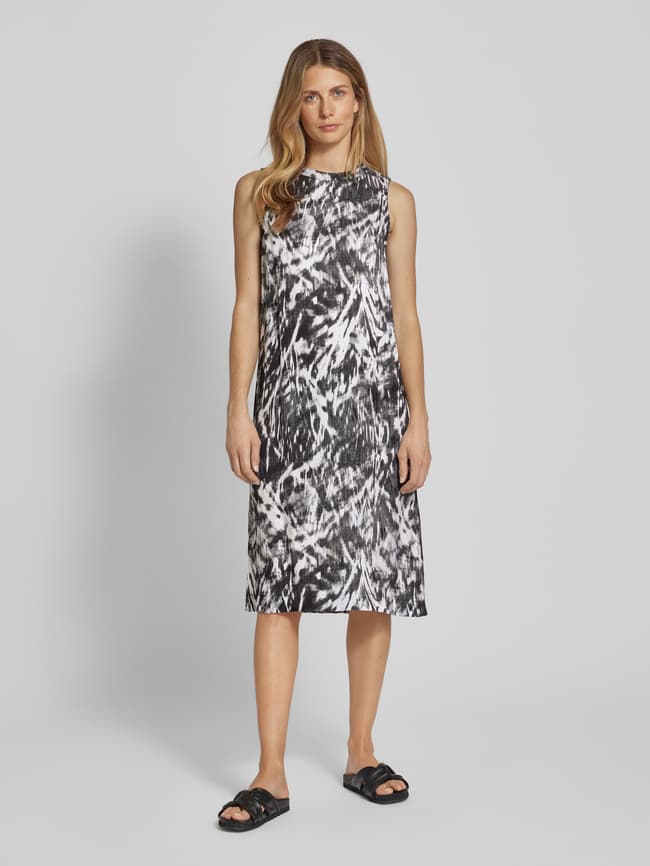 Jersey Jurk Esprit Jurken 2021 Esprit Midi-jurk Met Ronde Hals In