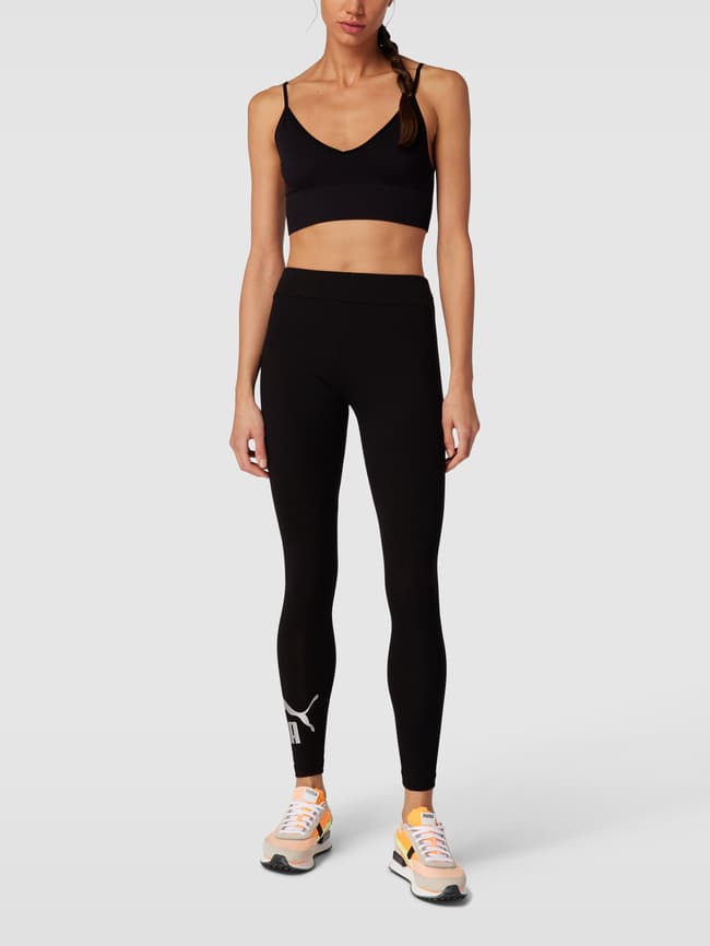 Black puma outlet bow leggings