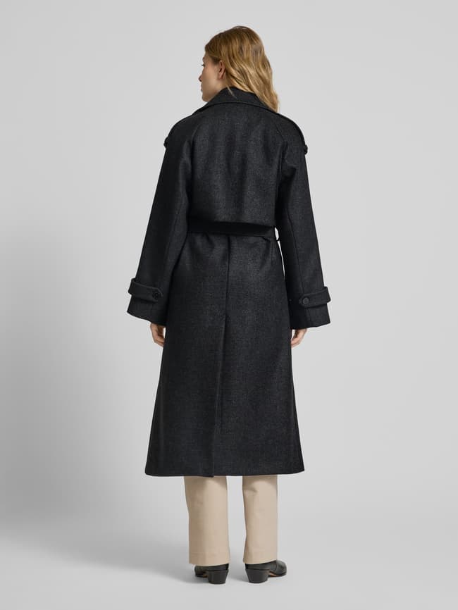 Ivy Oak Mantel mit Reverskragen Modell 'CAROLINE ANN' (anthrazit