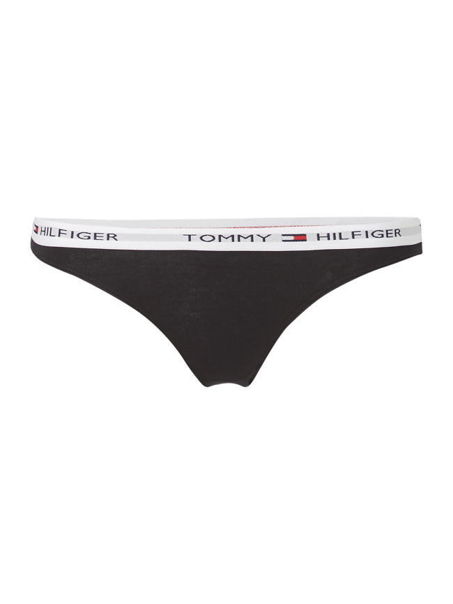 TOMMY HILFIGER Slip mit elastischem Logo-Bund (black) online kaufen