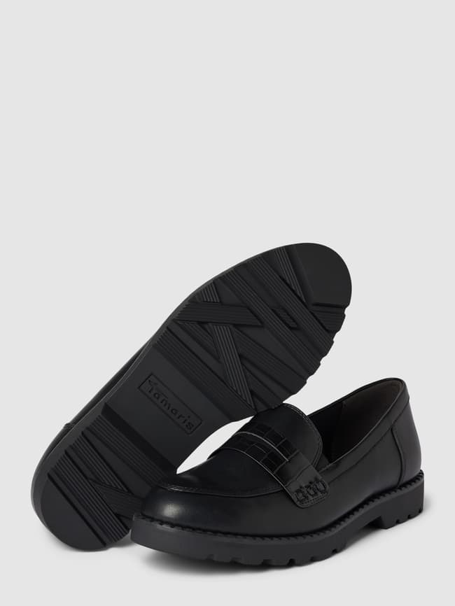 Tamaris Penny-Loafer mit Schaftbrücke (black) online kaufen