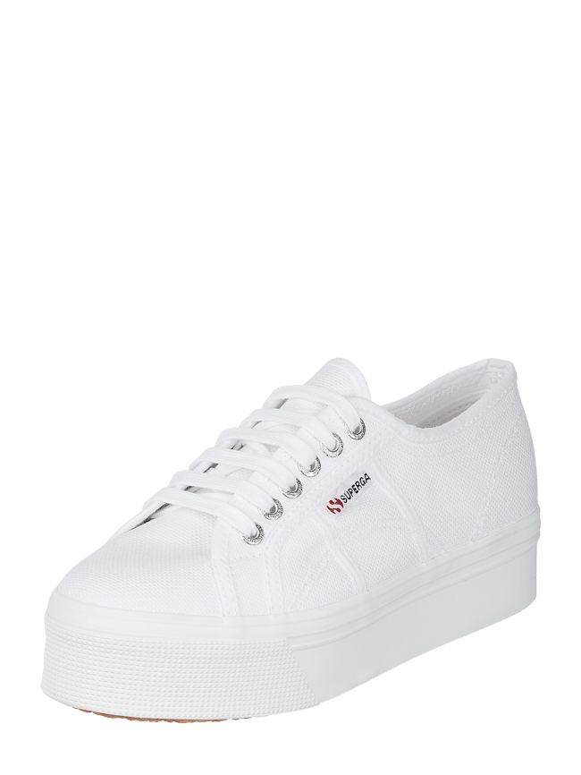 Superga clearance white plateau