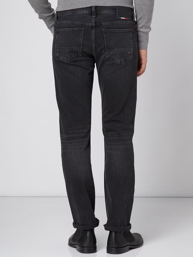Tommy Hilfiger Regular Fit Jeans mit Stretch-Anteil (black) online 