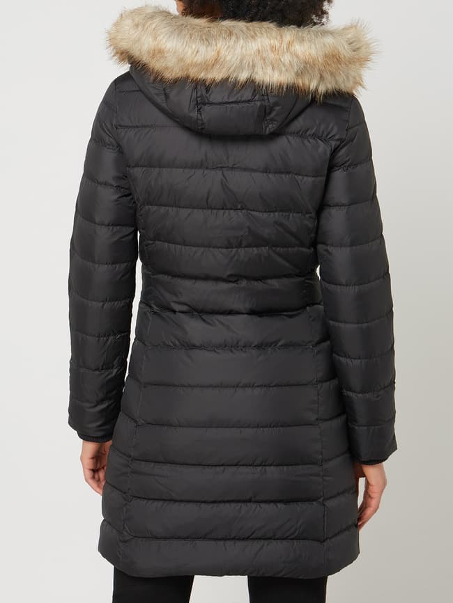 Tommy Jeans Daunenmantel mit abnehmbarer Kapuze (black) online kaufen