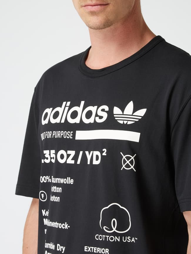 adidas Originals T Shirt mit groBem Print black online kaufen