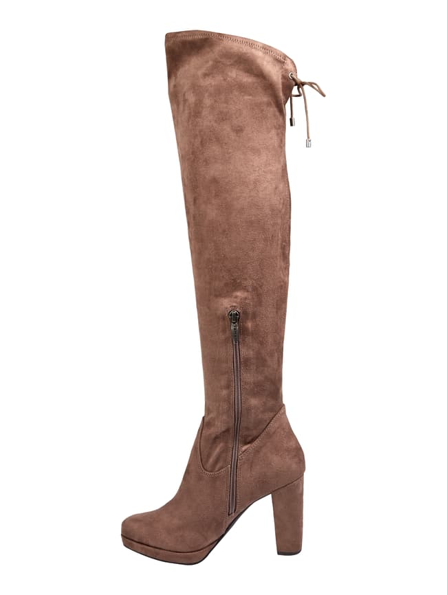 Tamaris Stiefel Tamaris Overknees Taupe Tamaris Boots Tamaris