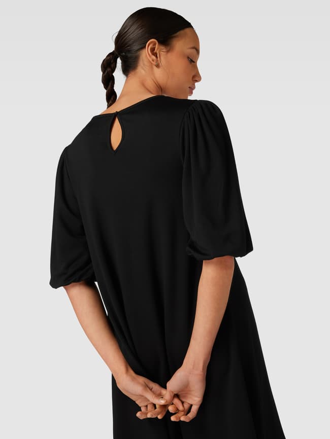 edc By Esprit Knielange jurk van viscosemix met ballonmouwen in