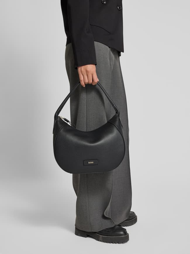 BOSS Handtasche mit Label-Detail Modell 'Lenah' (black) online kaufen