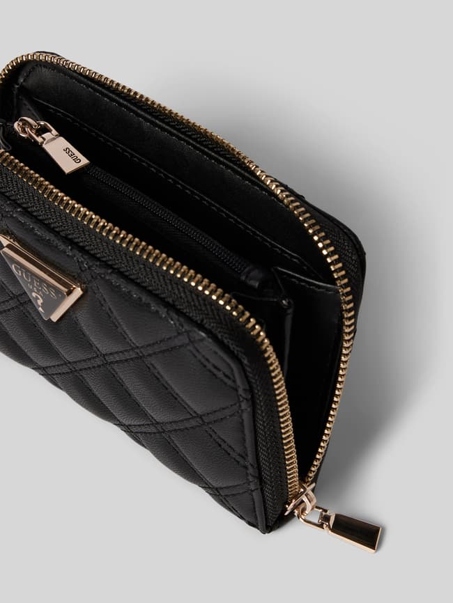 Guess Portemonnaie mit Label-Applikation Modell 