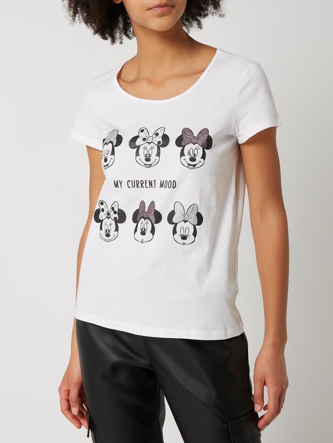 Montego T-Shirt mit Minnie Mouse-Print (weiss) online kaufen