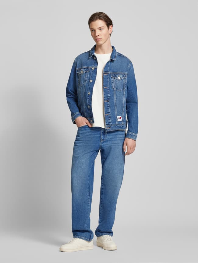 Tommy Jeans Jeansjacke mit Label-Patch Modell 'RYAN