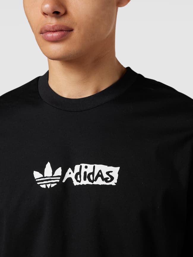 Adidas originals double logo tee best sale