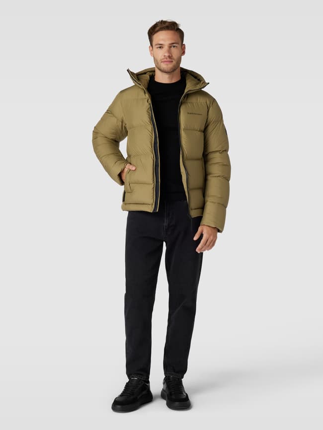 PEAK PERFORMANCE Daunenjacke mit Kapuze Modell 'Rivel' (oliv