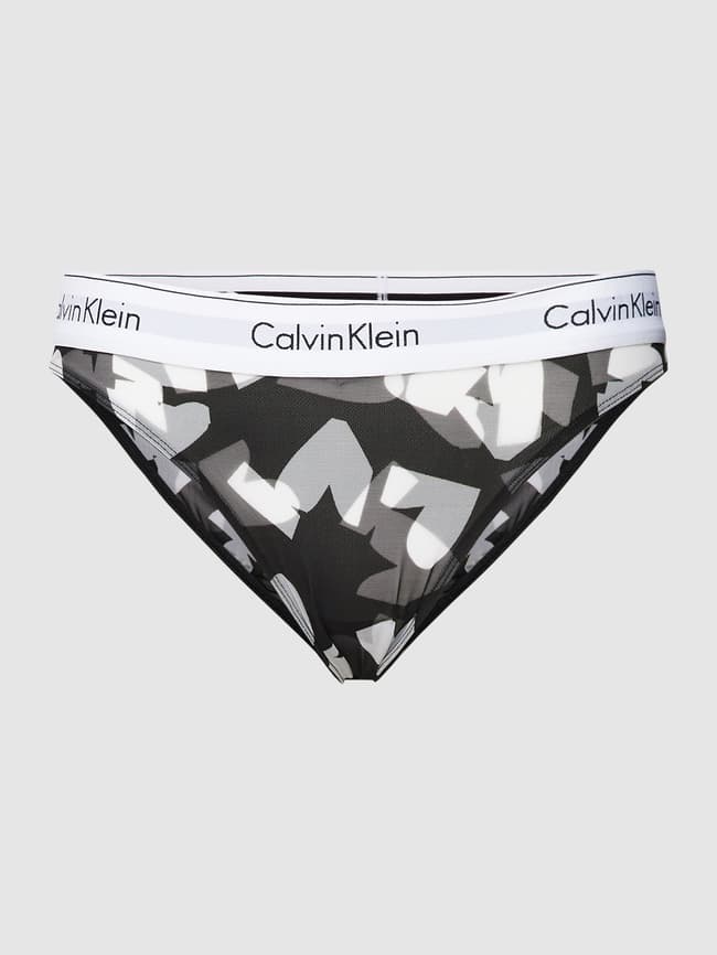 Calvin Klein Underwear Triangel-BH mit Logo-Bund Modell 'TRIANGEL