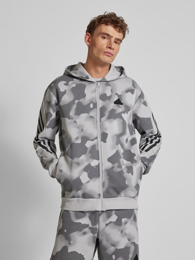 ADIDAS SPORTSWEAR Sweatjacke mit Label-Patch (hellgrau) online kaufen
