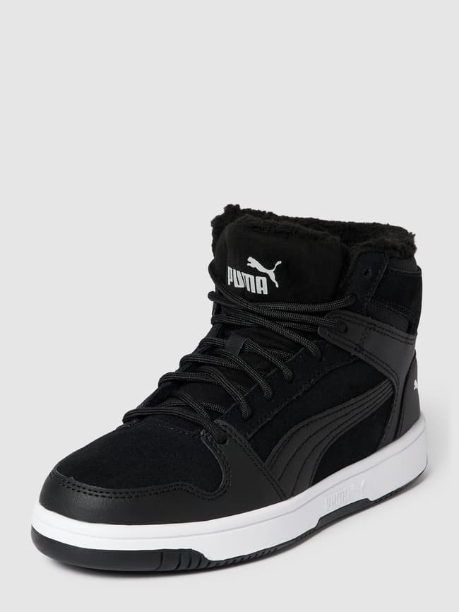 High top black store pumas