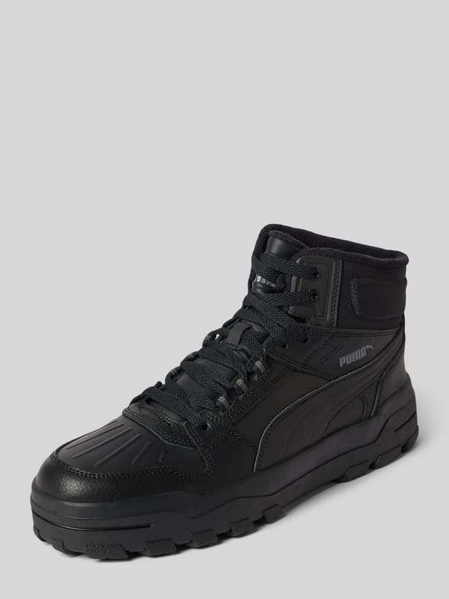 All black puma high tops on sale