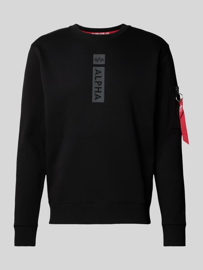 Alpha industries x fit sweatshirt black online