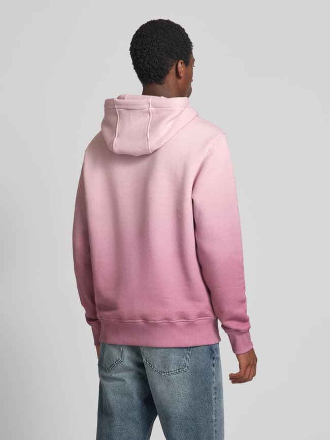 BOSS Orange Hoodie mit überschnittenen Schultern Modell 'Gradient' - Violett