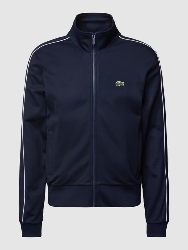 Lacoste Sweatjacke mit Label-Detail (marine) online kaufen