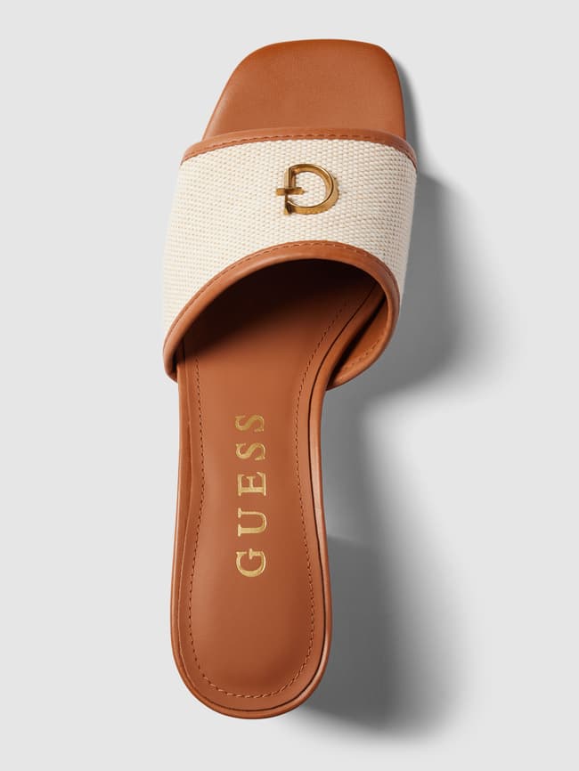 g by guess jeena slide flat sandals