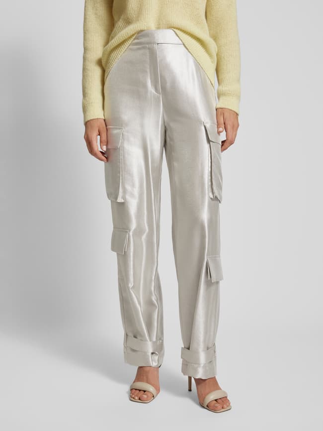 Marc Cain Cargohose mit aufgesetzten Taschen (mittelgrau) online