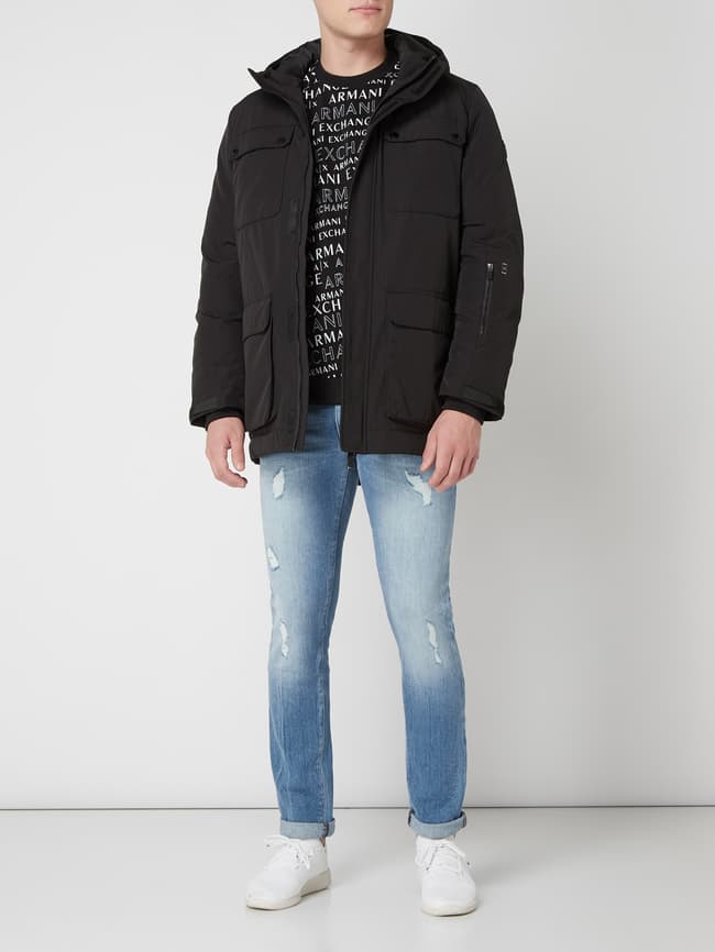 ARMANI EXCHANGE Jacke mit Kapuze (black) online kaufen