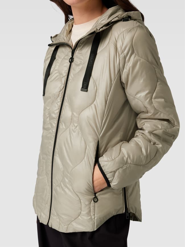 Esprit Steppjacke mit seitlichen Eingrifftaschen (beige) online kaufen