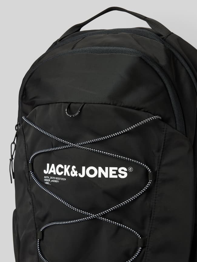 Jack Jones Rucksack mit Label-Print Modell 'JACZITRUS' (black