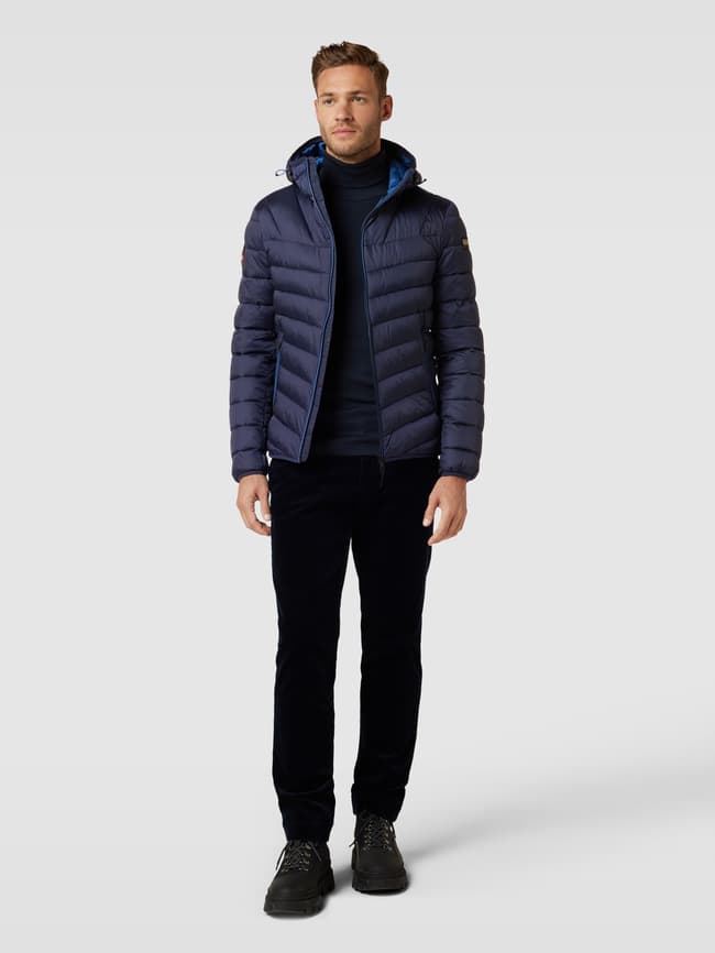 Napapijri Steppjacke mit Kapuze Modell 'AERONS' (marine) online kaufen