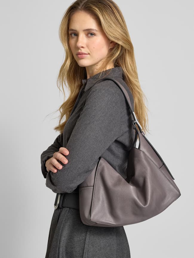 LIEBESKIND BERLIN Hobo Bag mit Label-Detail Modell 'LOU