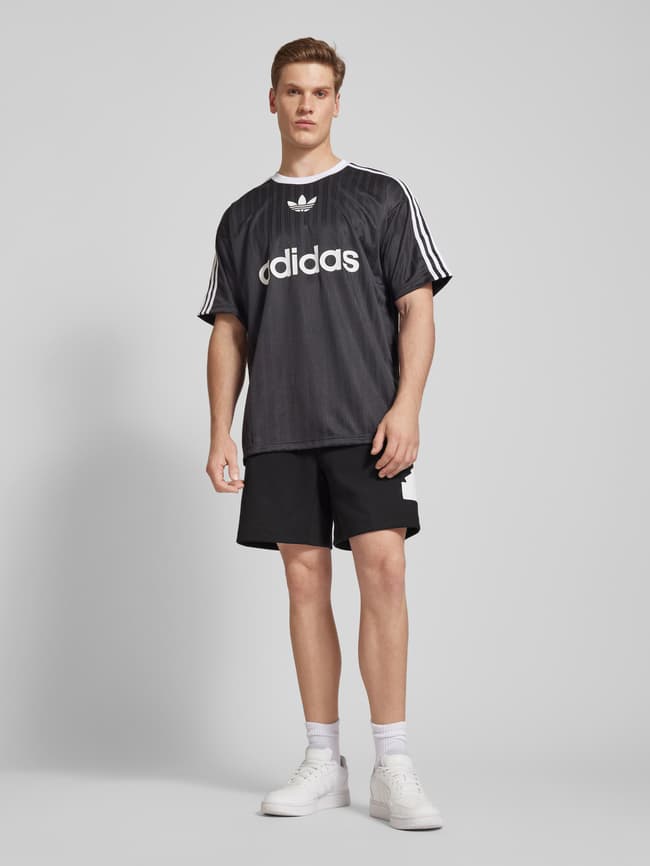 ADIDAS SPORTSWEAR Regular Fit Sweatshorts mit Label-Detail (black 