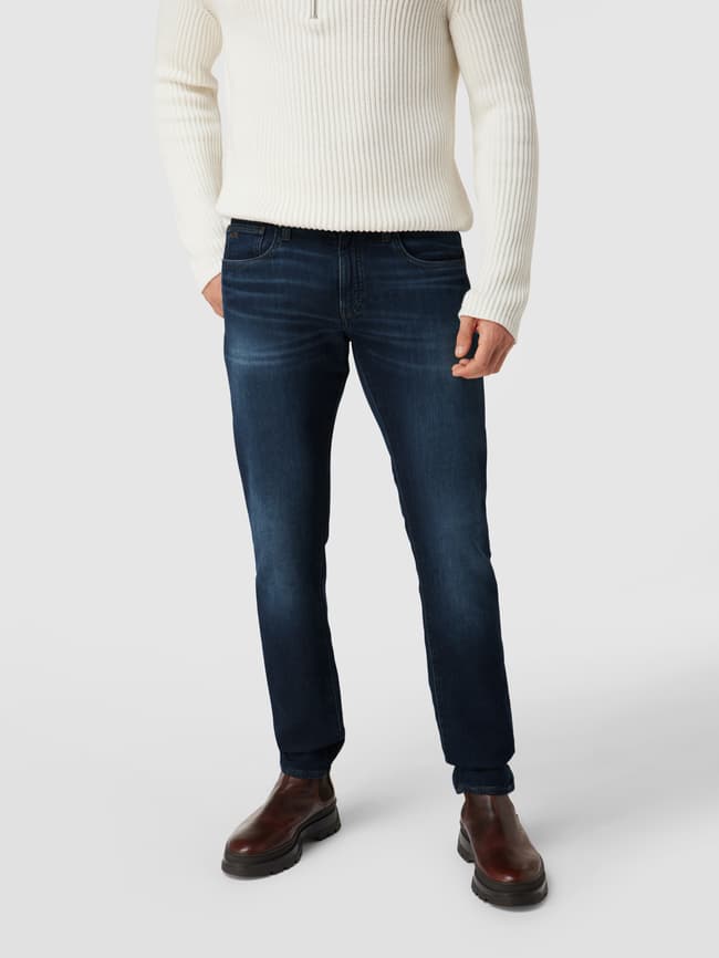 ARMANI EXCHANGE Slim Fit Jeans mit Brand-Detail (dunkelblau 
