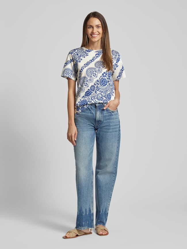 Weekend By Max Mara T PAPAIA Ombre Denim Top 51910121 002