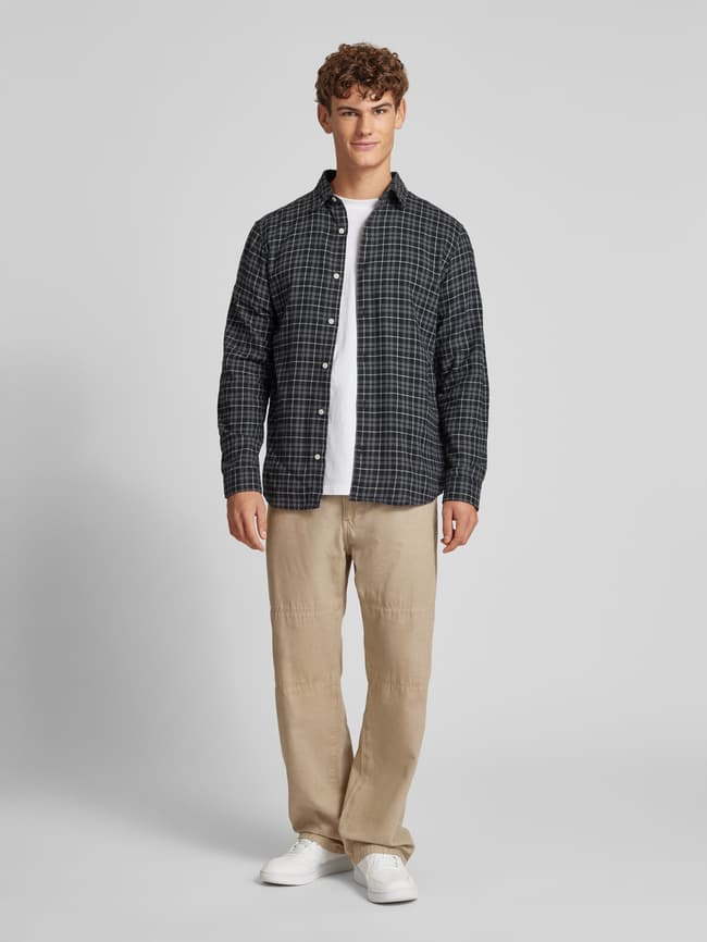 Jack Jones Regular Fit Freizeithemd mit Kentkragen Modell