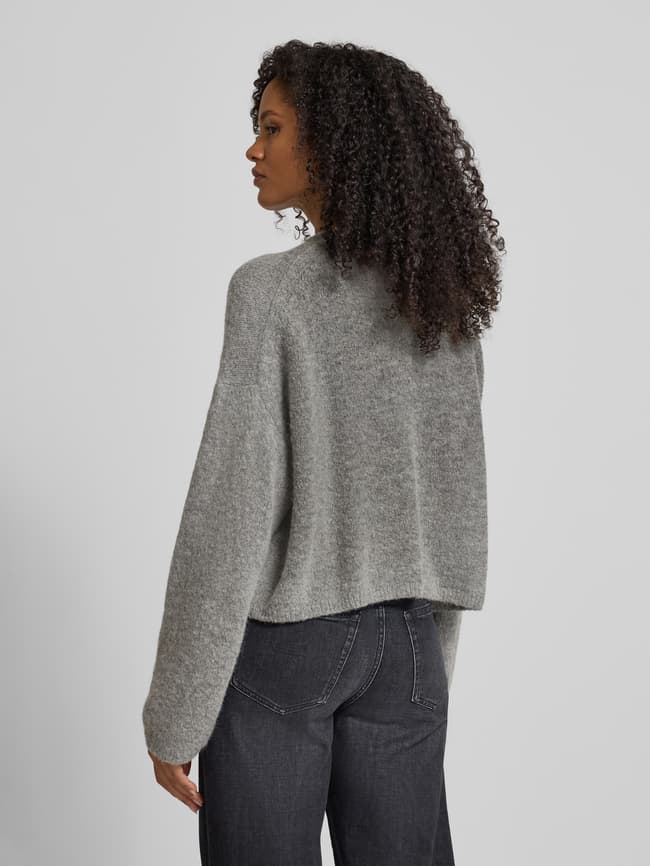 Drykorn Strickpullover aus Woll-Mix Modell 'MARWENI' (anthrazit