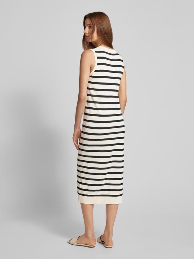 Jersey Jurk Esprit Jurken 2021 Esprit Midi-jurk Met Streepmotief
