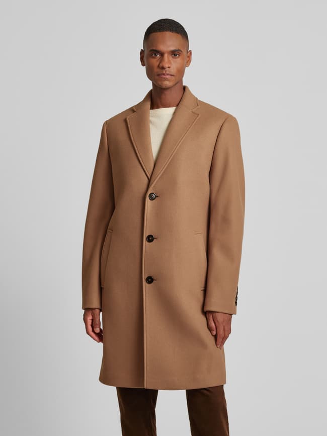 Kurzmantel Kaschmir Mantel Camel Herren Christian Berg Men Mantel