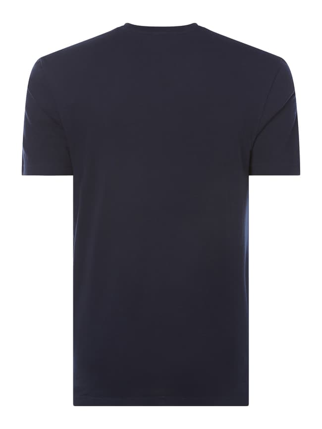 Lacoste Regular Fit T-Shirt mit V-Ausschnitt (marine) online kaufen