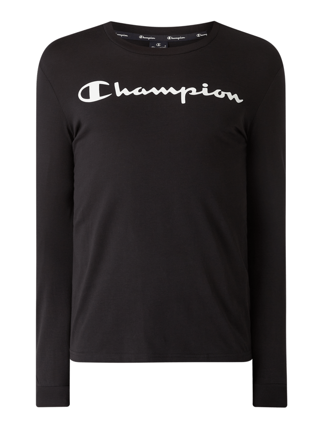 Black champion long sleeve shirt online