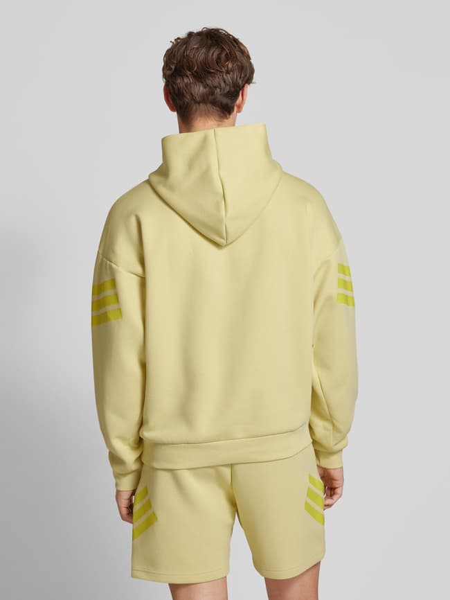 Hoodie Damen Adidas Hoodie Dames Abrikoos Stripes Adidas Oversized