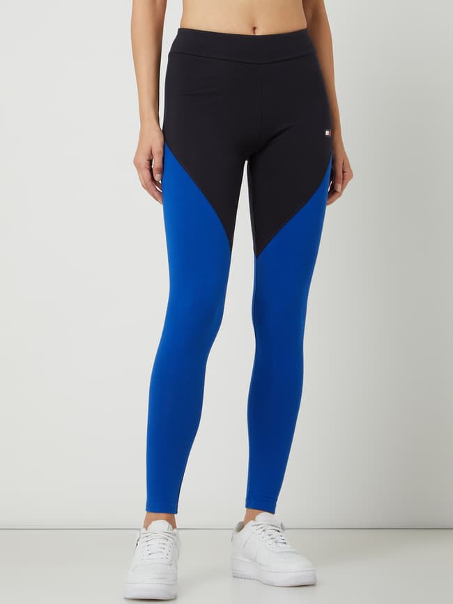 TOMMY SPORT Sportleggings mit Logo-Print (royalblau) online kaufen