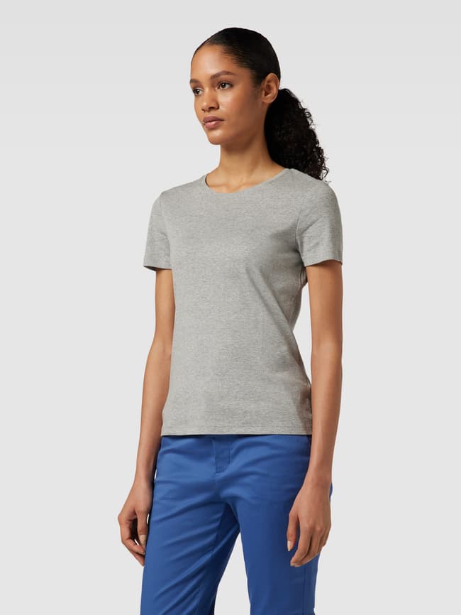 Montego T-Shirt mit Rundhalsausschnitt (silber melange) online kaufen