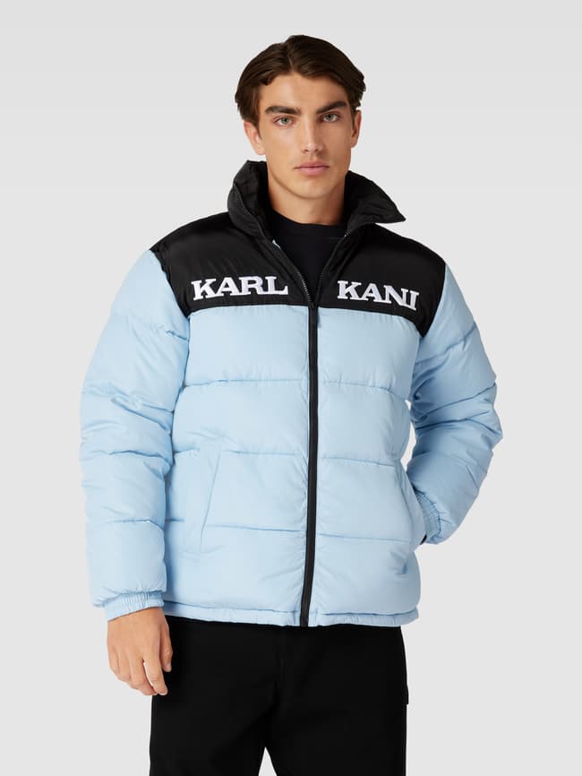 KARL KANI Steppjacke mit Label-Stitching (hellblau) online kaufen