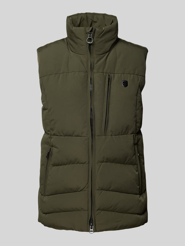 Wellensteyn Regular Fit Steppweste mit Label-Applikation Modell