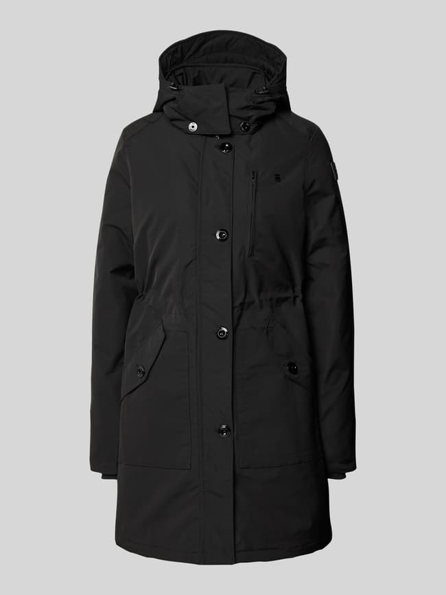 G-Star Raw Parka mit Knopfleiste Modell 'Vodan' (black) online kaufen